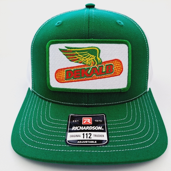 Dekalb Richardson 112 Trucker Cap Hat Mesh Snapback Textured Patch - Picture 1 of 4